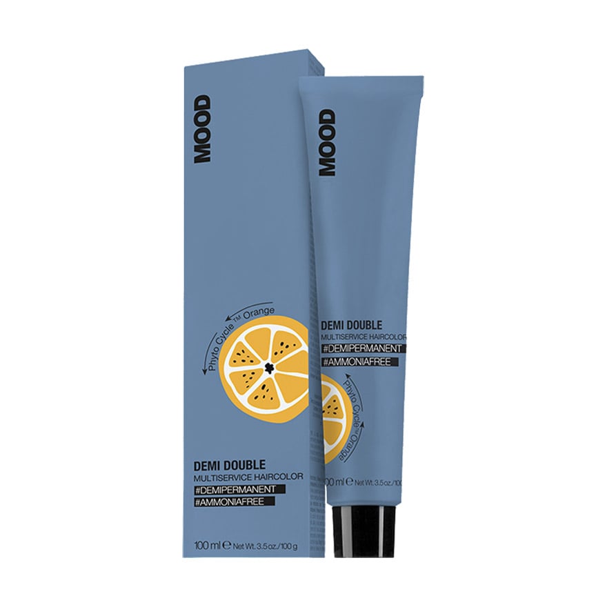 Уцінка! Деміперманентна фарба для волосся Mood Demi Double Multiservice Haircolor 8.01 Natural Ash Light Blonde, 100 мл